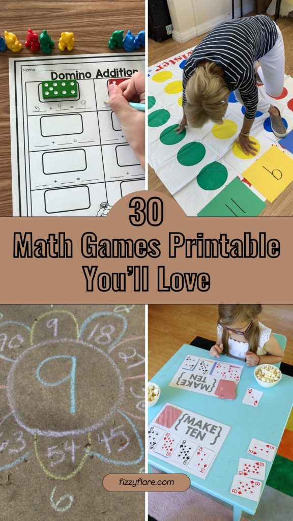 30 Math Games Printable for 2026 – Fizzy Flare